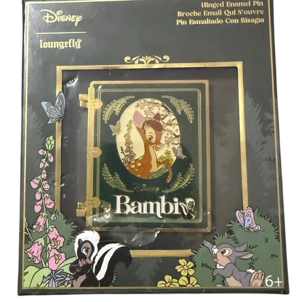 Bambi Book Hinged boxed Pin Limited Edition 1000 classic LE new in box